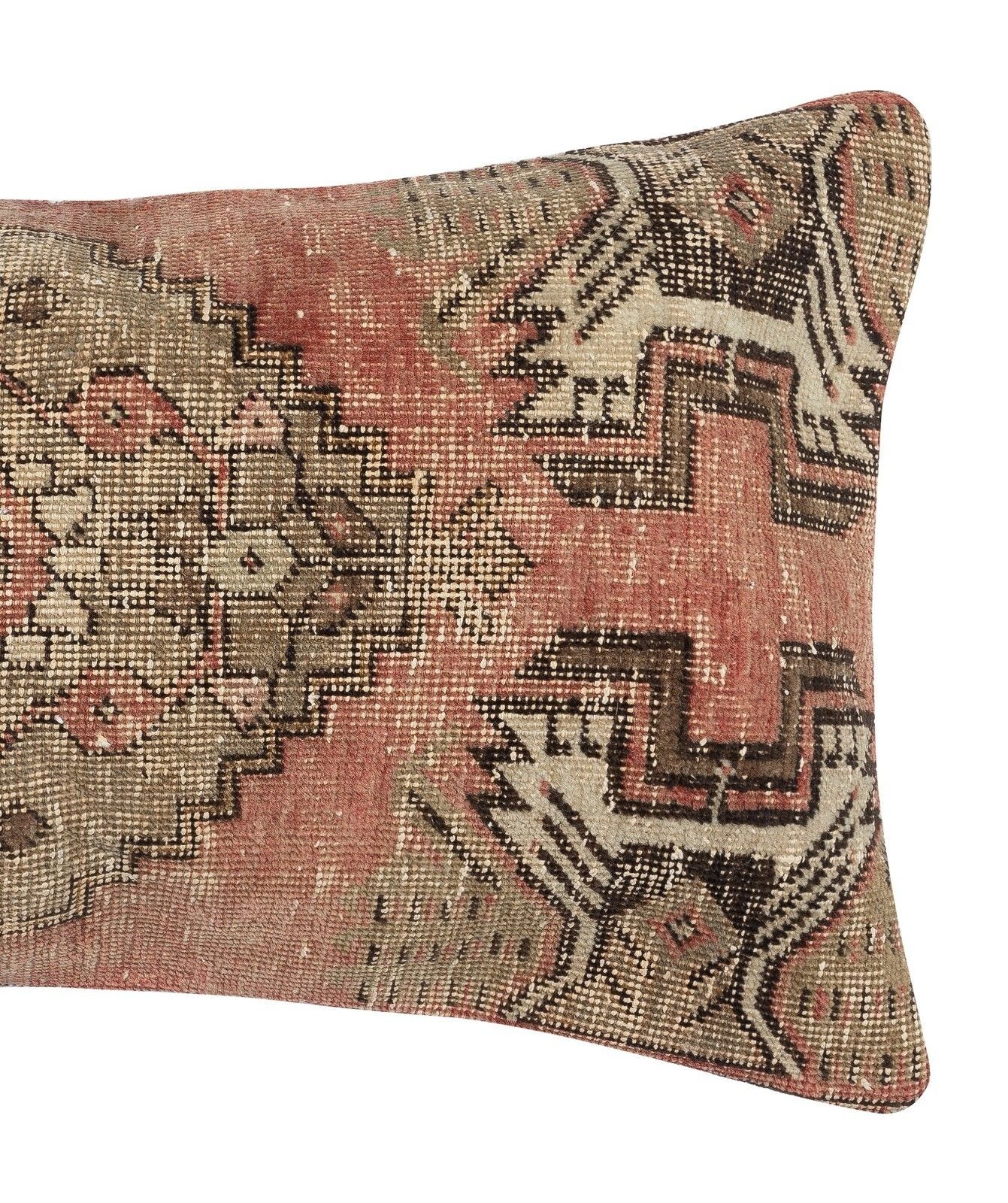 16"X28" Hand Woven Kilim Cushion Cover. Turkish Lumbar Pillow Cover. Toss Pillow photo for sale