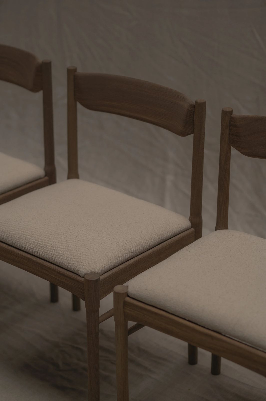 Set Of Six Mid Century Dining Chairs After Vico Magistretti photo vintage