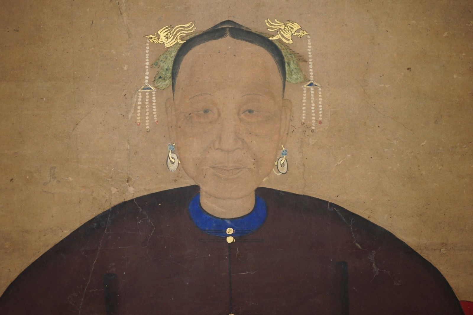 Rare & Collectable 2.4 Meter High Antique Circa 1860 Chinese Ancestral Portrait photo 2750.0