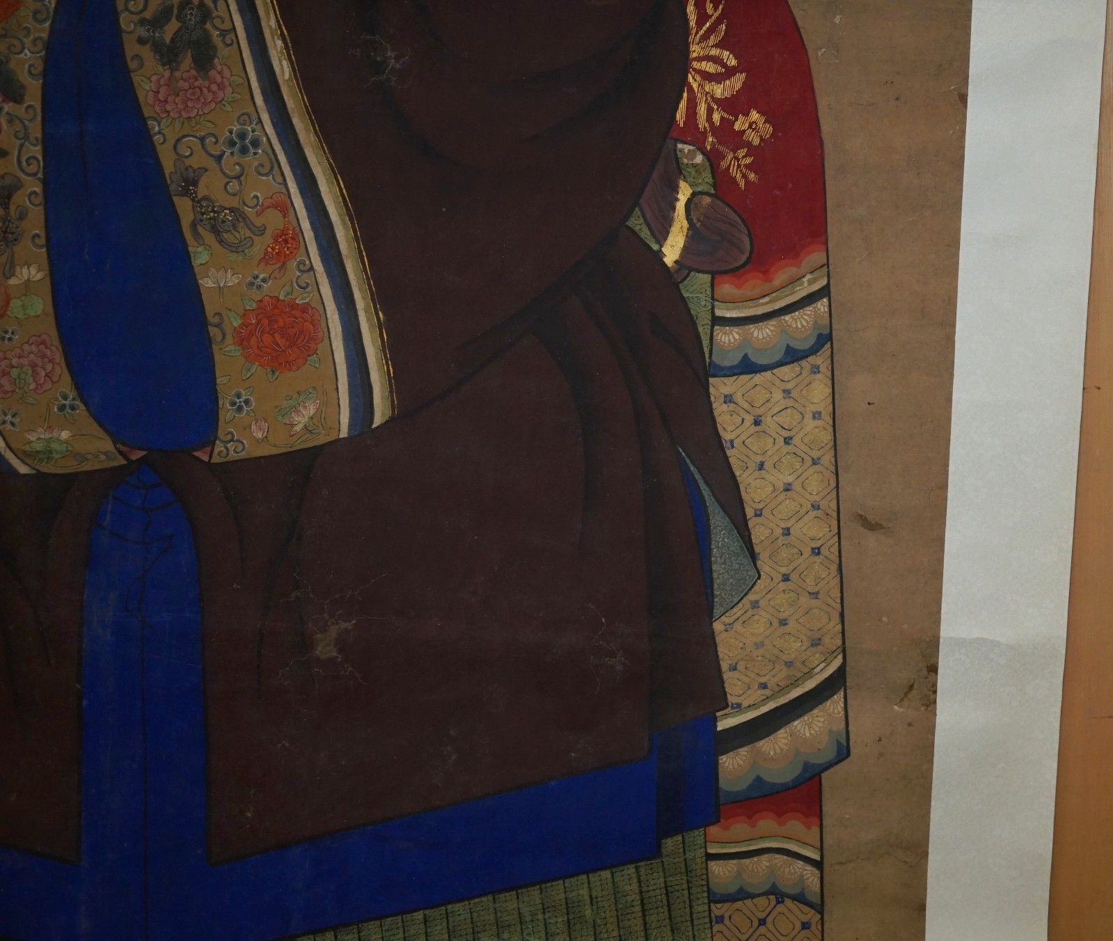 photo buy Rare & Collectable 2.4 Meter High Antique Circa 1860 Chinese Ancestral Portrait