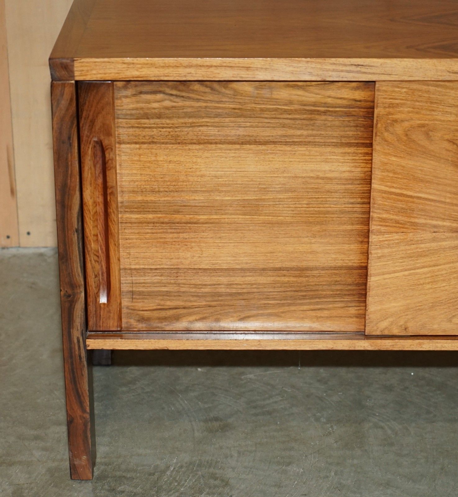 photo furniture Stunning Pair Of Mid Century Modern Brazillian Wood Danish Cabinets Or Cupboards