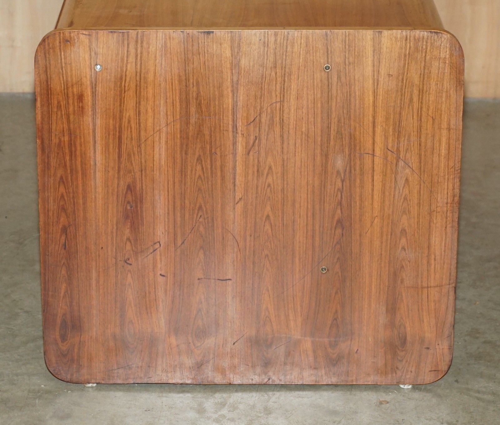 3750.0 Danish Mid Century Brazilian Wood Office Left Corner Desk Part Of Large Suite photo