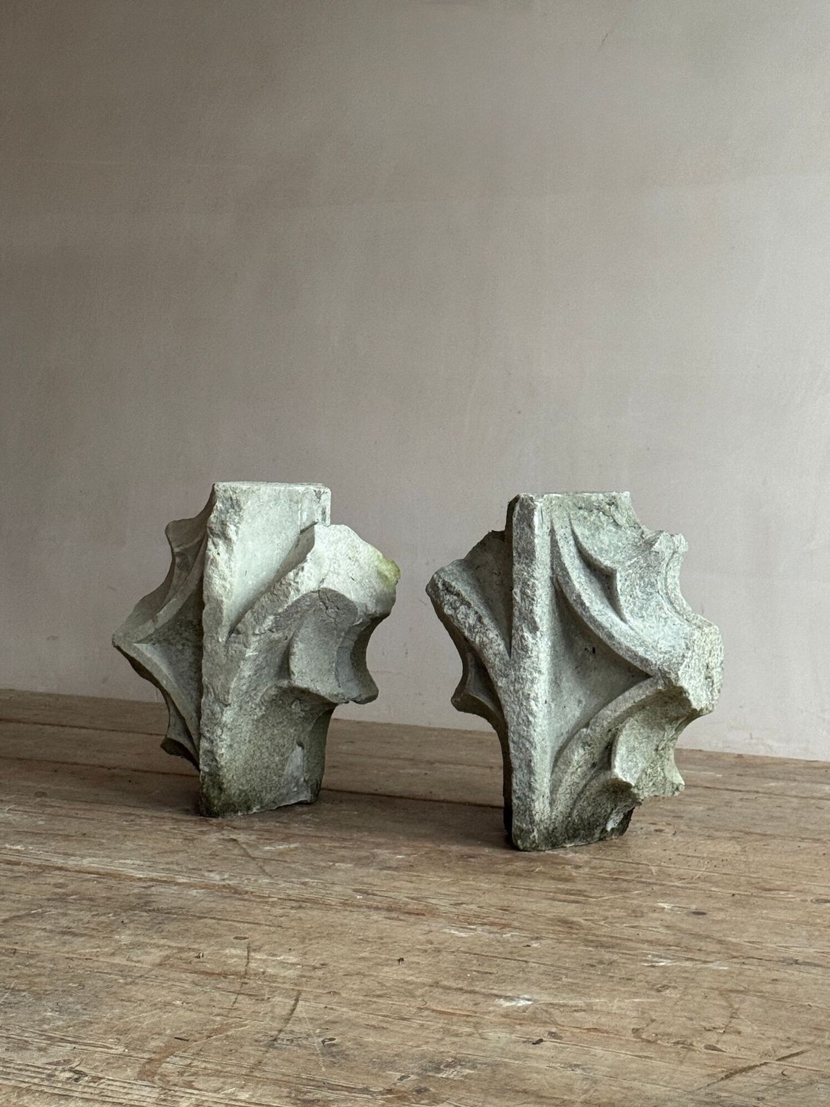 Limestone Tracery Fragments photo Garden Decor