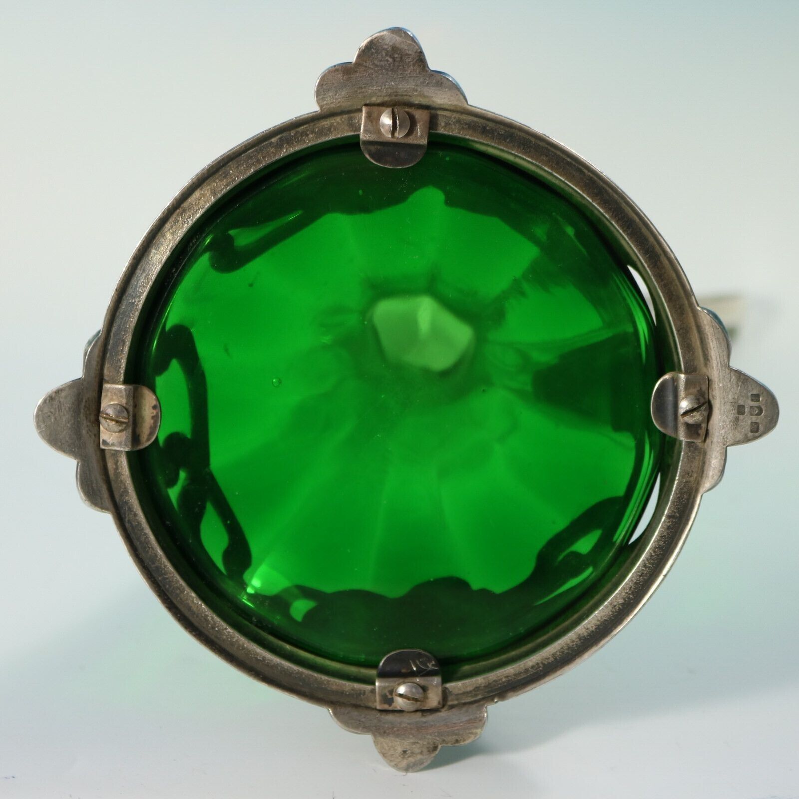 photo for sale Art Nouveau Wmf Claret Jug And Stopper With Green Glass Liner