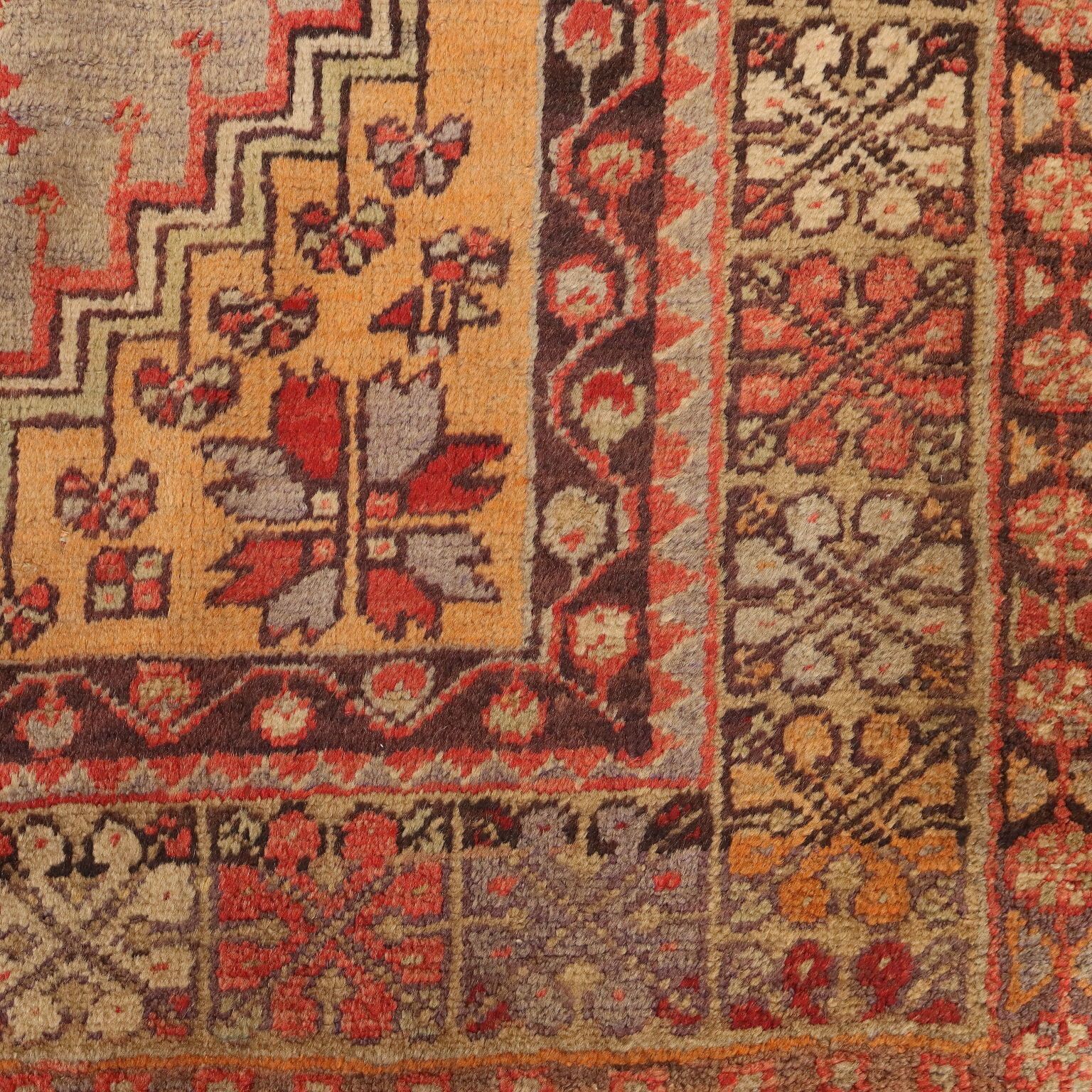 Antique Kirsehir Carpet Wool Heavy Knot Turkey 76 X 47 In photo buy
