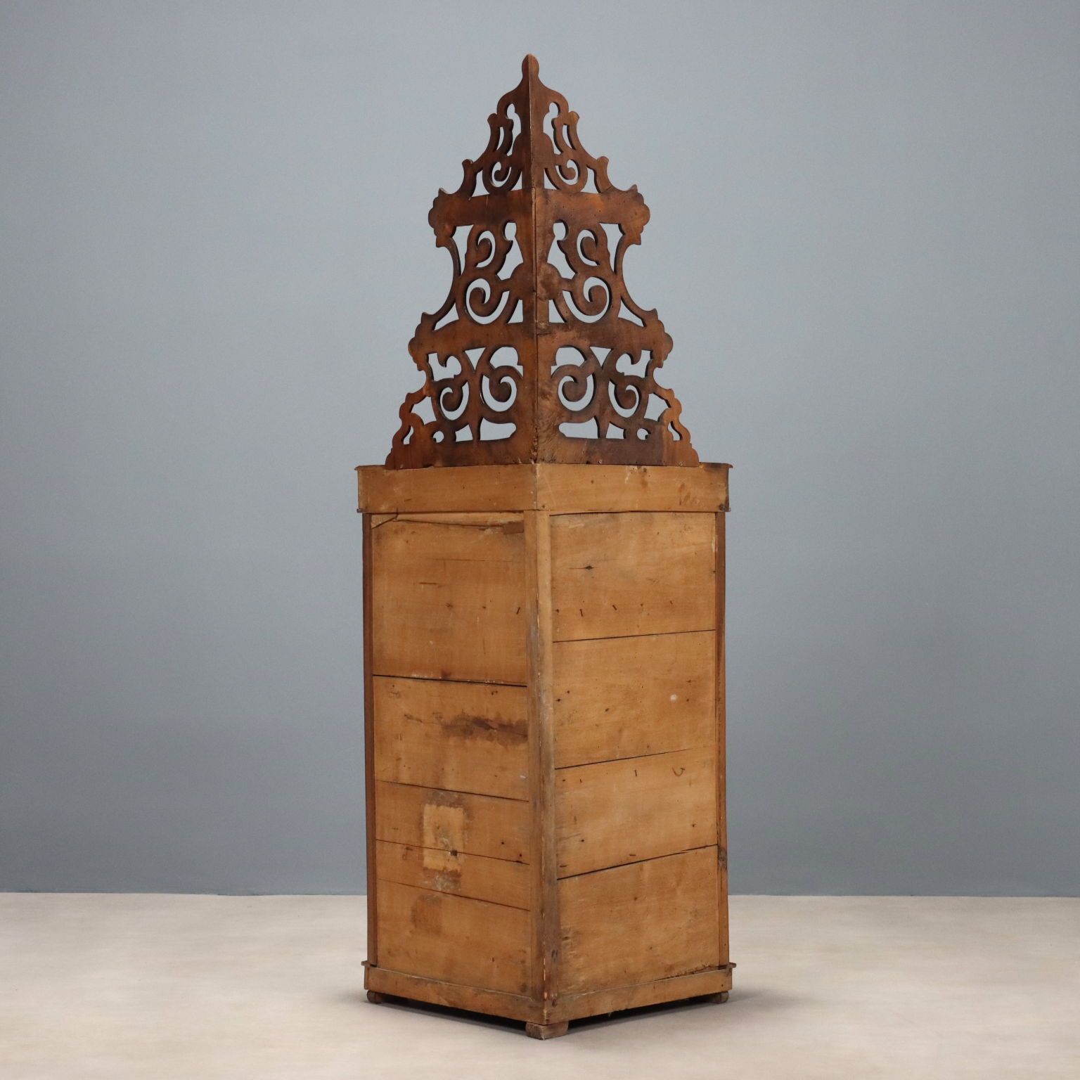 photo for sale Antique Corner Cupboard Italy Late XIX Century