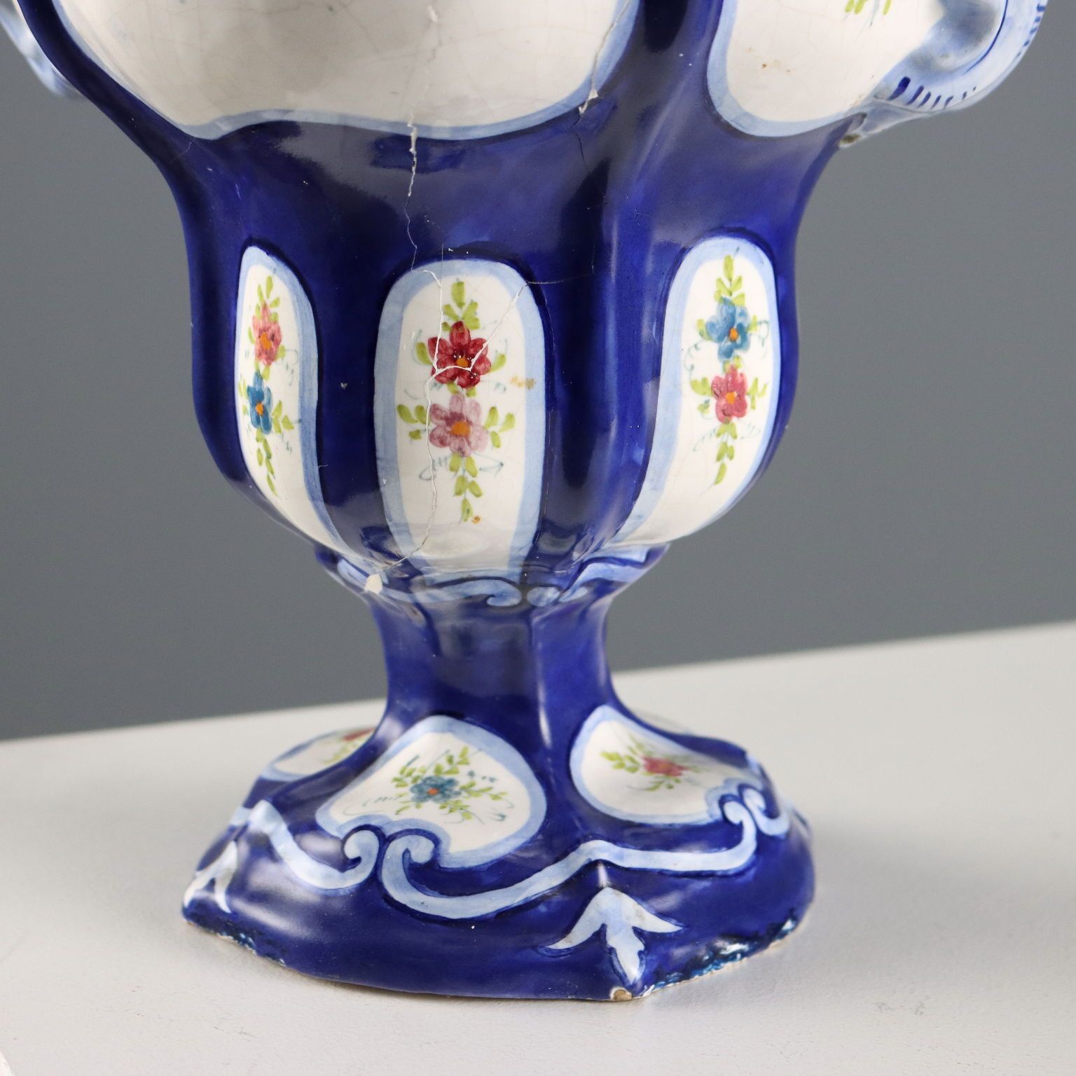 Antique Pharmacy Jug Ceramic F.Lli Minardi XIX Century photo vinterior