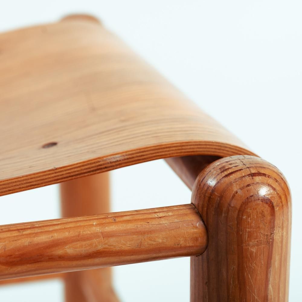 Knud Friis & Elmar Moltke Nielsen (Friis & Moltke) Pine Brutalist Chairs Getama photo for sale