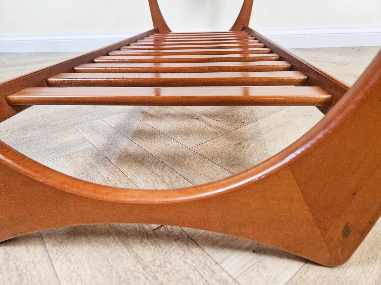 V. Wilkins For G Plan Brasillia Vintage Mid Century Solid Teak Coffee Table Bl738 photo buy