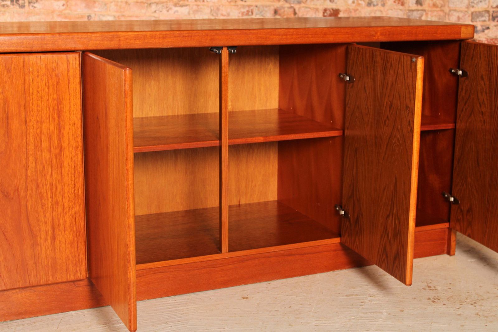 Danish Mid Century Teak Sideboard By Christian Linneberg, Circa 1970s photo buy