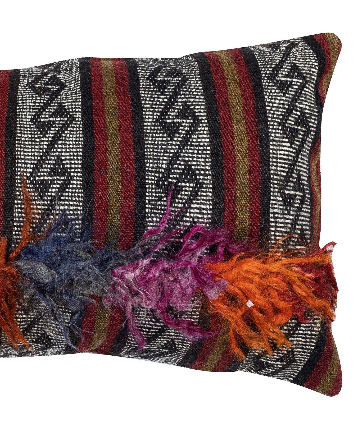 16"X28" Vintage Kilim Cushion Cover. Handmade Throw Pillow Cover. Pillowcase photo for sale
