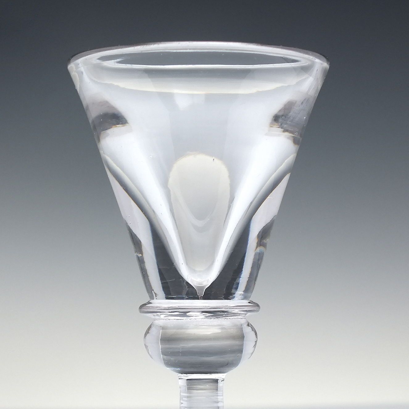Geoirgian Toastmaster Deceptive Wine Glass C1800 1810 photo for sale