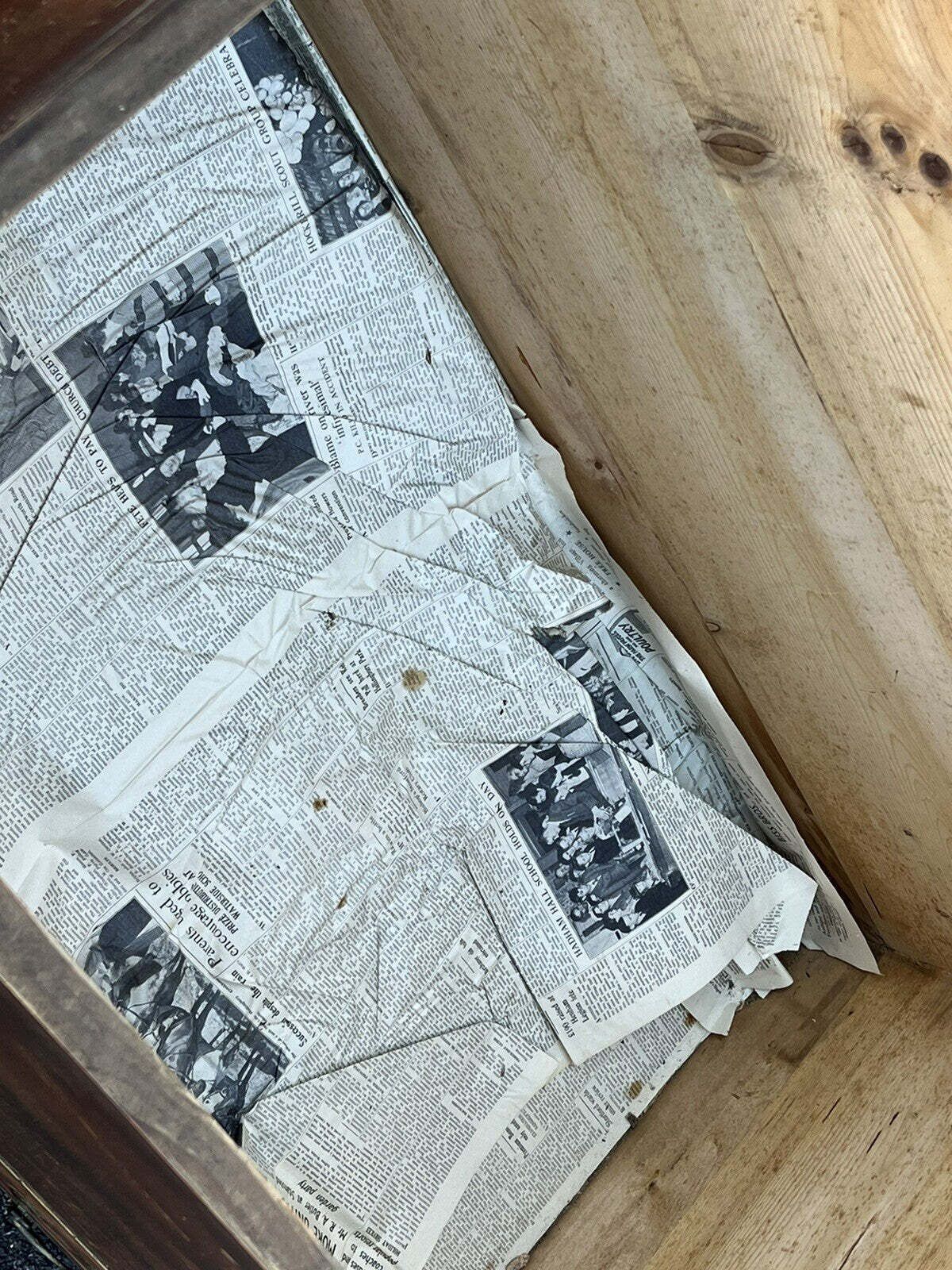 Georgian Pine Trunk / Chest, 2 Drawers, Large In Size. Lots Of Storage. photo buy