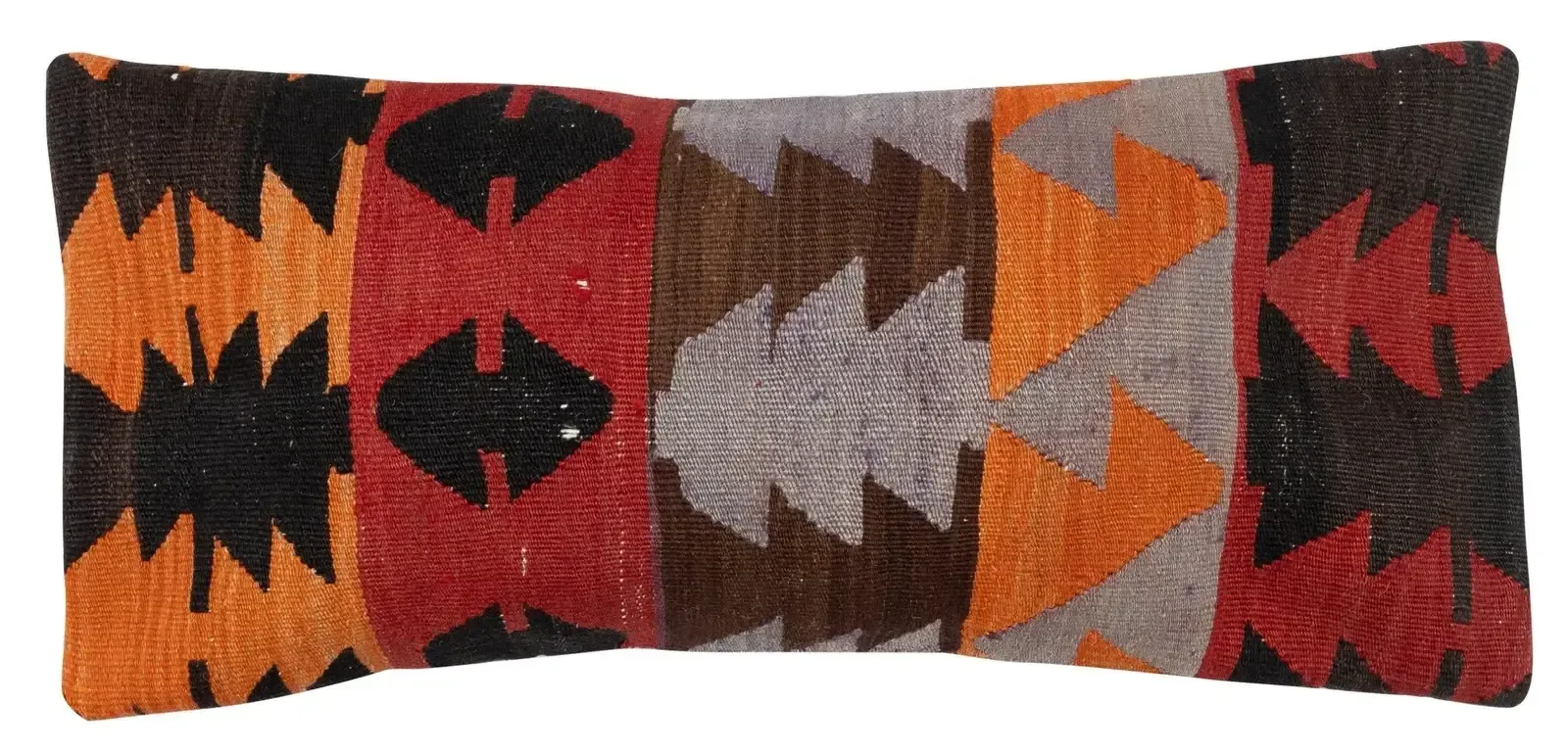 12"X28" Vintage Kilim Cushion Cover. Lumbar Pillow Cover. Throw Pillow Cover