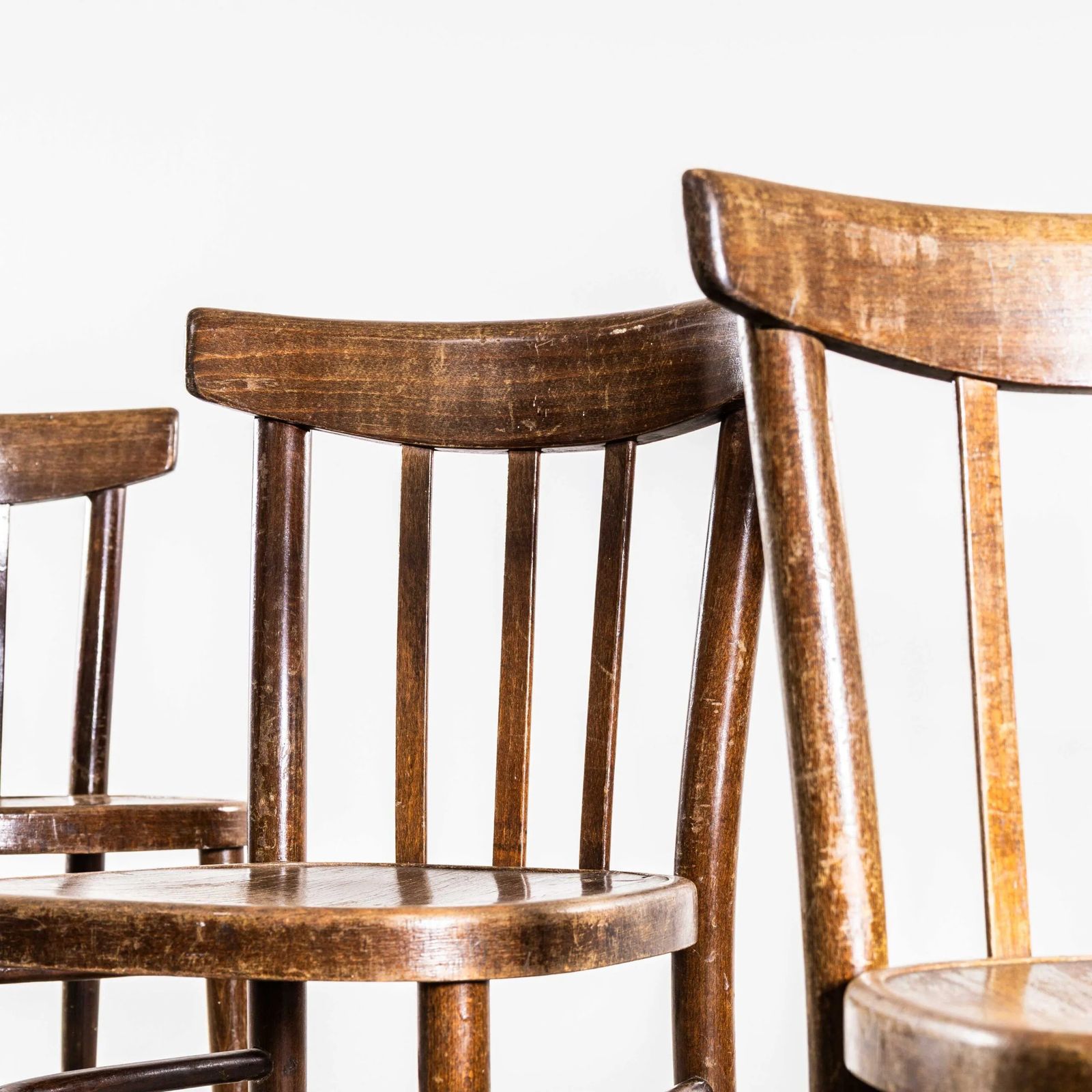 1950’s Elegant Tall Bentwood Dining Chairs By Ton – Set Of Four photo furniture
