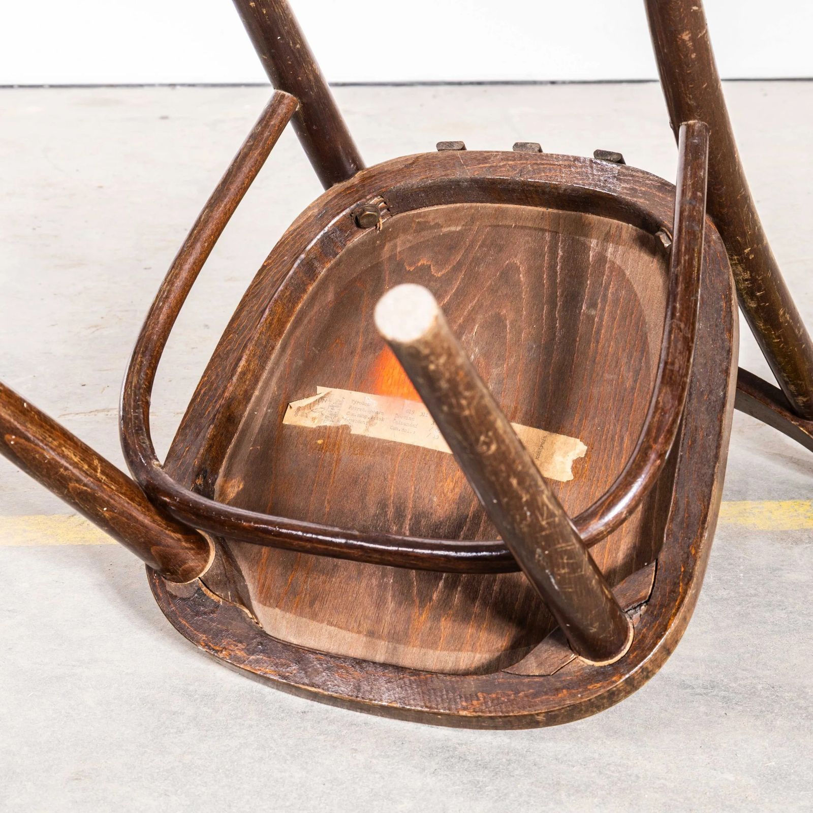 1950’s Elegant Tall Bentwood Dining Chairs By Ton – Set Of Four photo vinterior