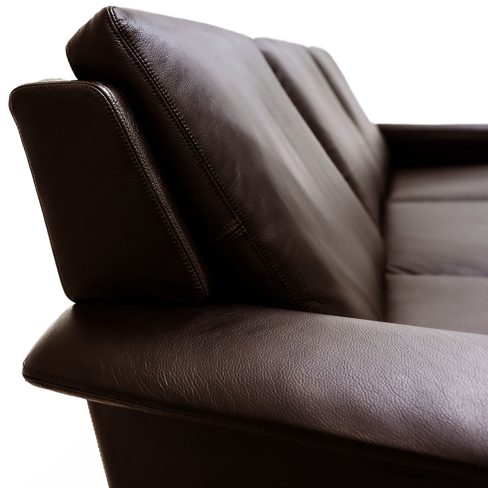 photo for sale Danish Mid Century 1960s Model 3330 Arne Vodder 3 Seat Leather Sofa For Fritz Hansen