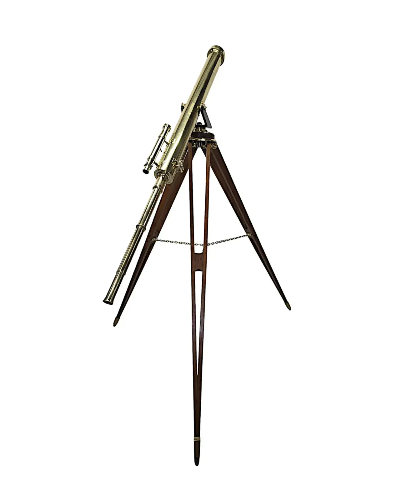 A Very Rare 19th Century Four Inch Diameter Telescope By 'Steward Of London' photo 8732.8146