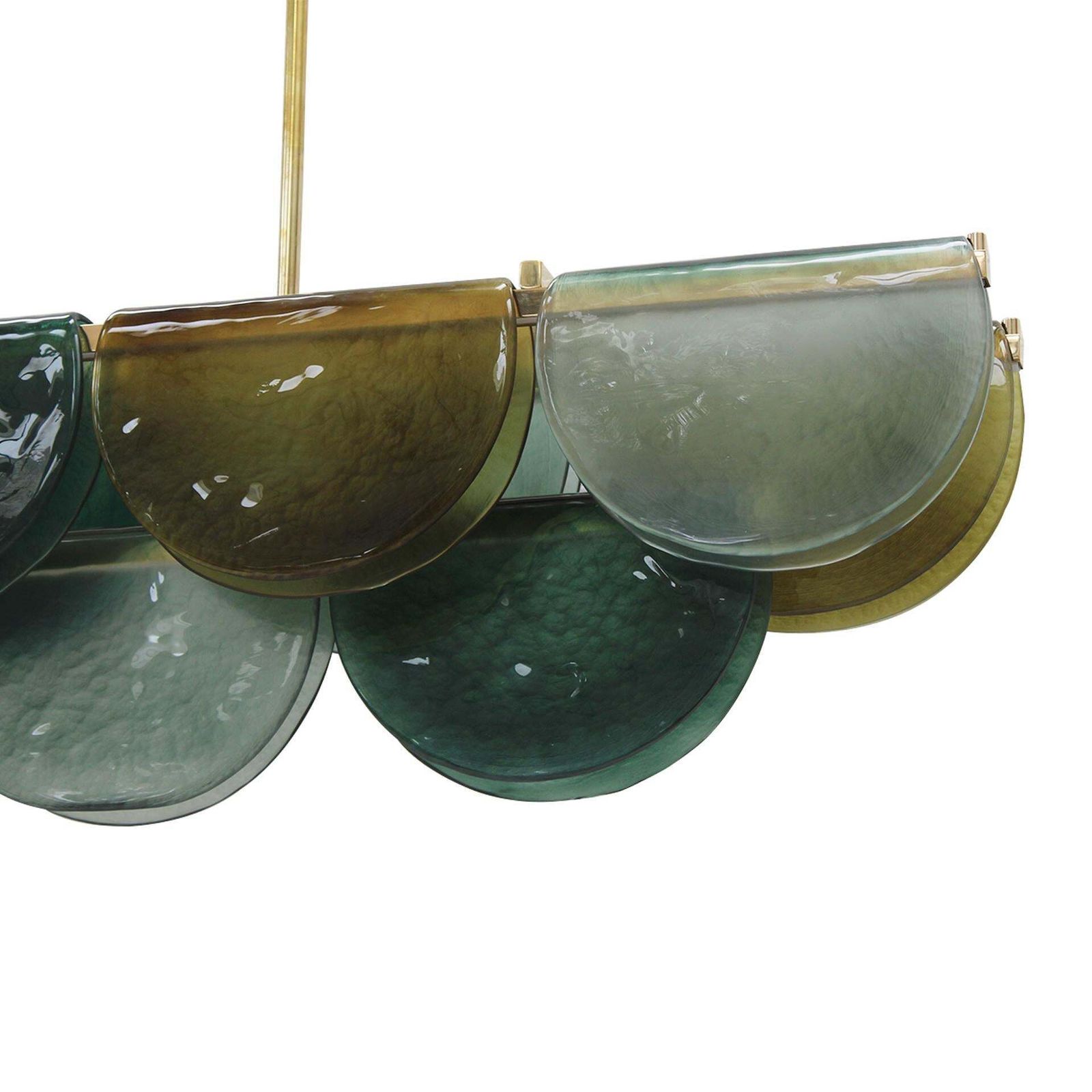 Long Ceiling Lamp Made Of Murano Glass, Italy photo vinterior