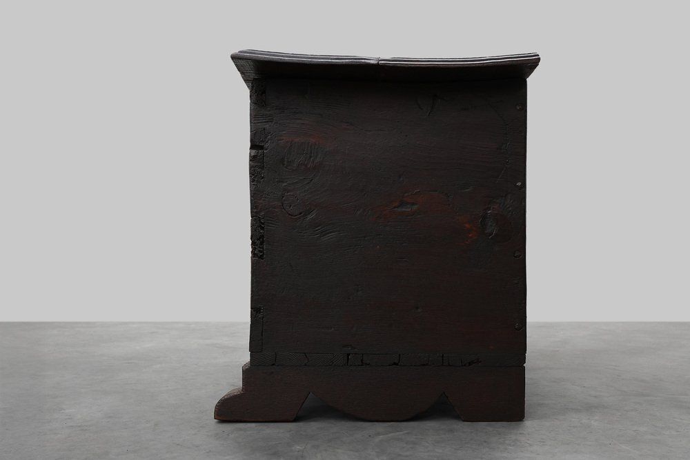 photo buy 16th Century Gothic Carved Oak Chest, France
