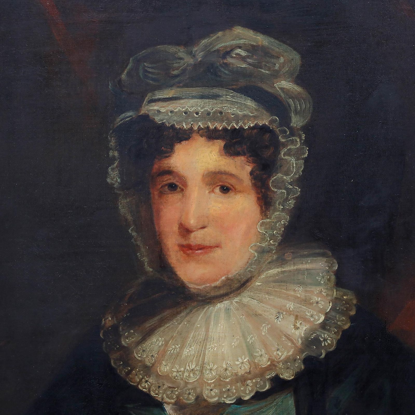 Framed 19th Century Oil Portrait Of Mrs Christie photo 550.0