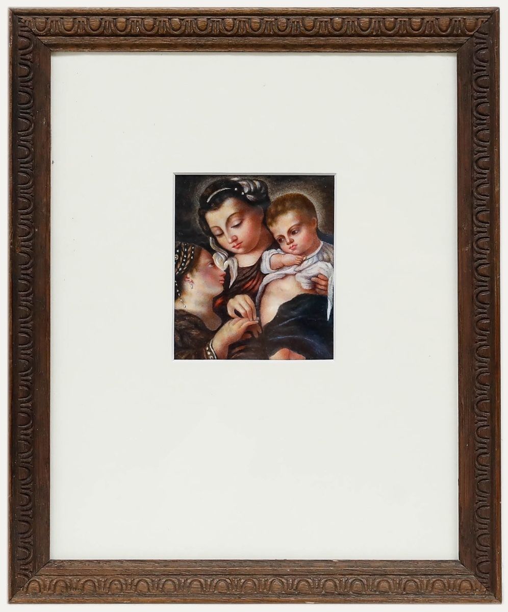 After Guercino 1825 Watercolour, Mystic Marriage Of St Catherine