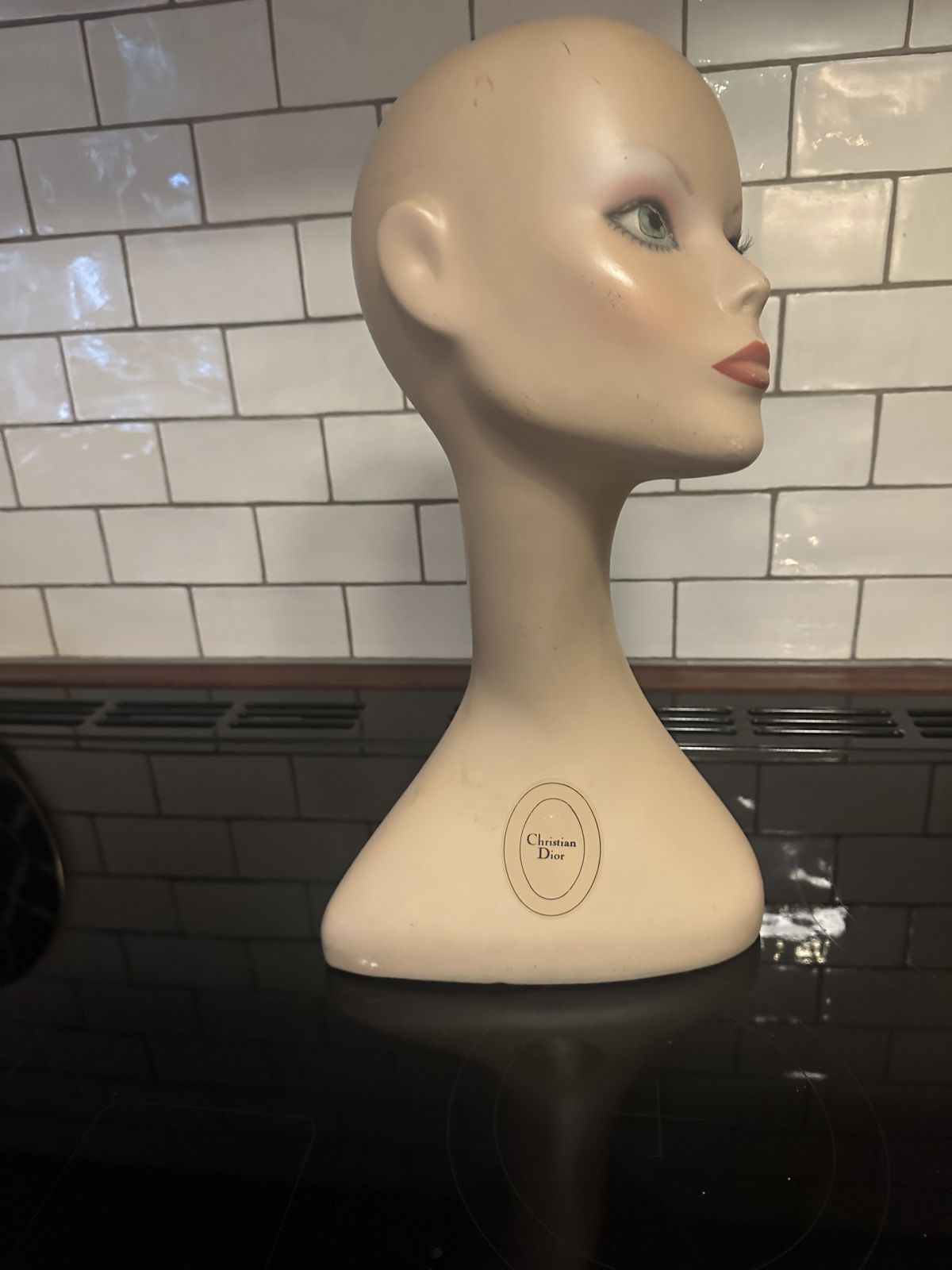 Christian Dior Mannequin Head 1970's Stamped photo for sale