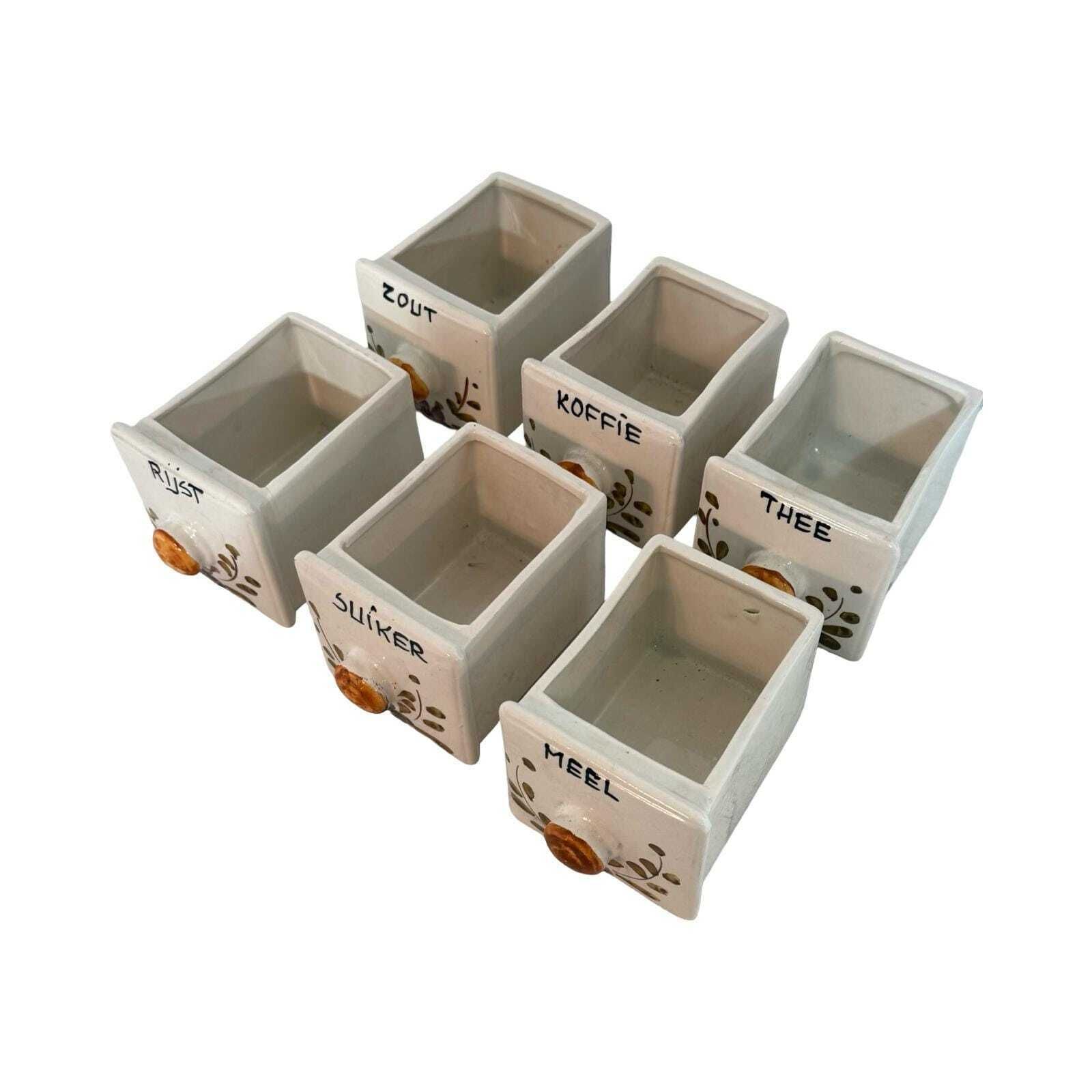 Antique Dutch Spice Rack / Kitchen Cabinet   Delft   Including Clock And Towel Dispenser   No Cracks, New Movement photo for sale