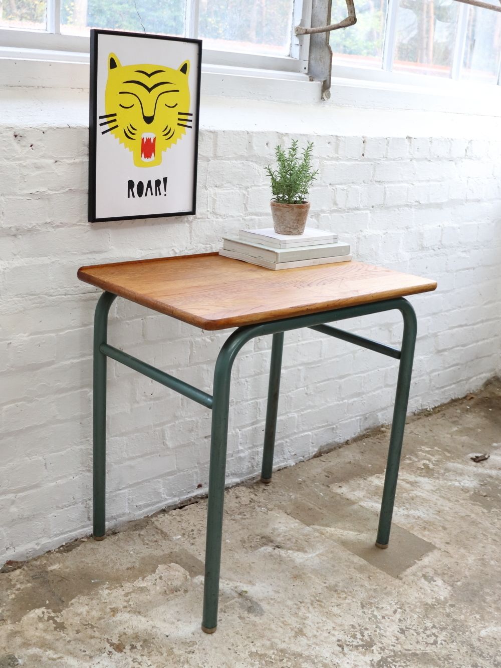 Lovely Vintage French School Desk photo Furniture