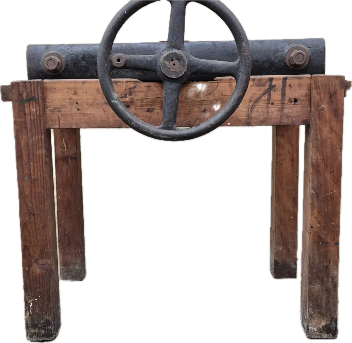 Hampson Bettridge & Co. Ltd (London) – Early 1900s Industrial Bookbinding Press Table photo furniture