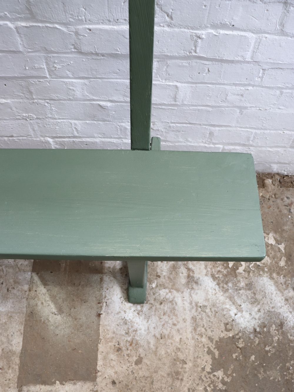 photo for sale Beautiful Vintage Painted Wooden Bench