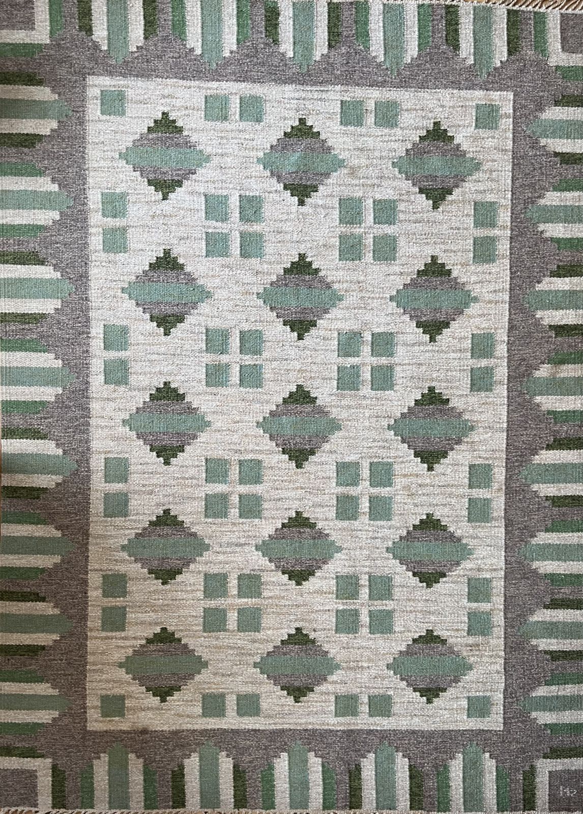 1950's Swedish Flatweave By Hz