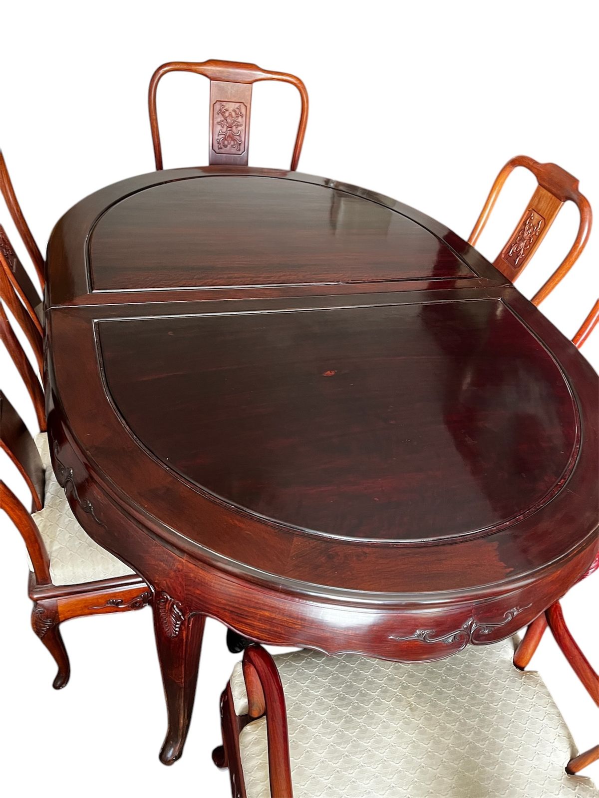 Reduced  Elegant Rosewood Dinning Table & Chairs   Reduced From £1500 To £250 For Quick Sale photo furniture