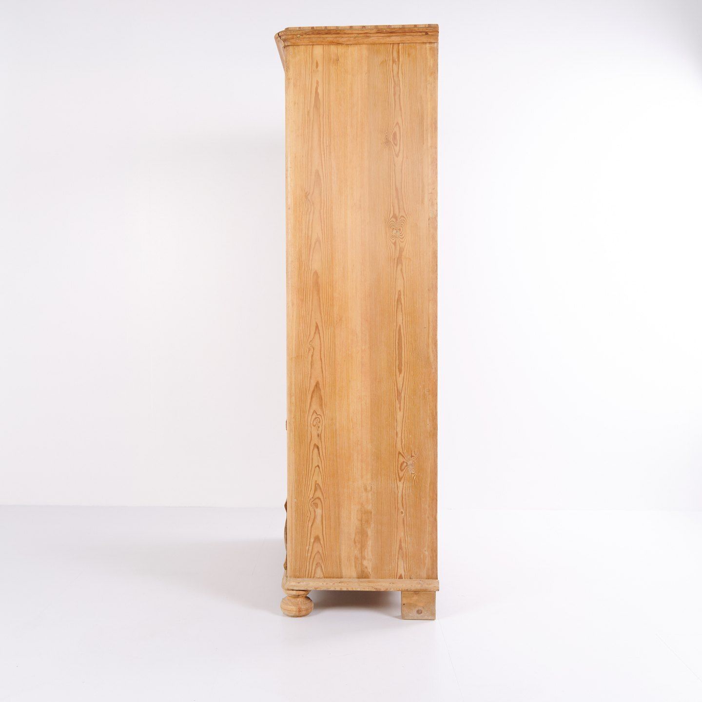 Chamber Cabinet Round Legs   Pine Wood Drawer   1900s photo furniture