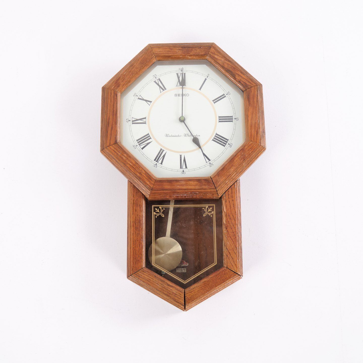 Antique Wall Clock   Seiko   Westminster Whittington   Oak   1940 photo Home Decor