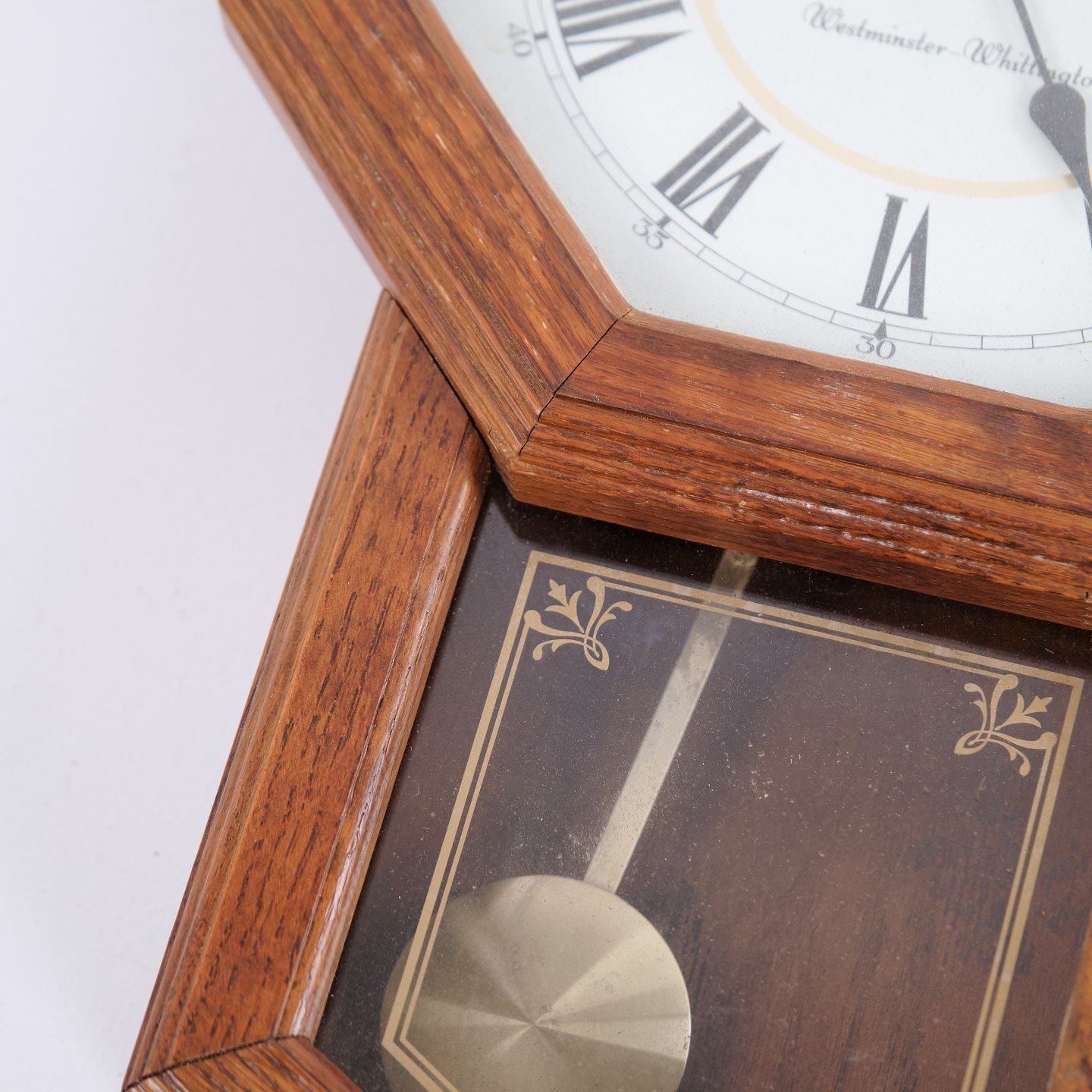 Antique Wall Clock   Seiko   Westminster Whittington   Oak   1940 photo vintage