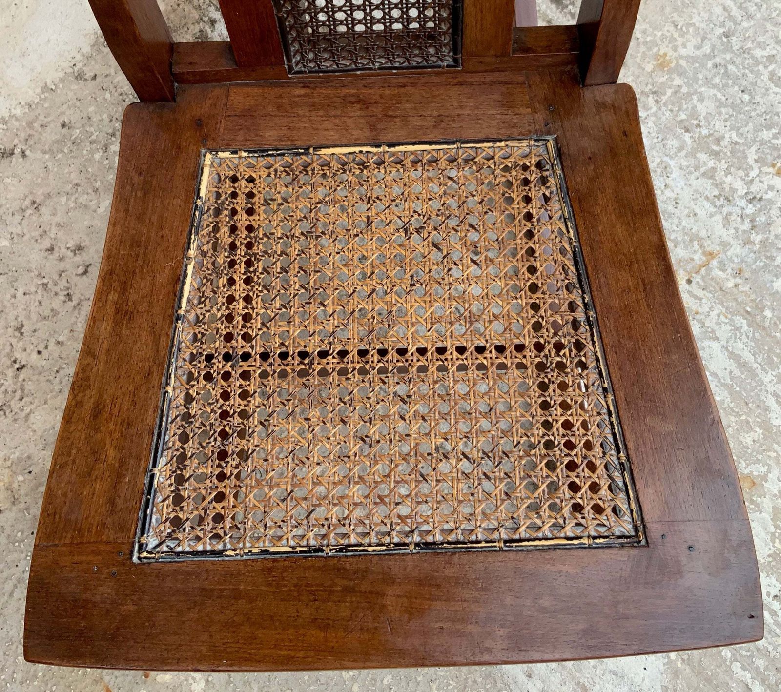 Edwardian Cane Seated And Backed Rocking Chair photo Furniture