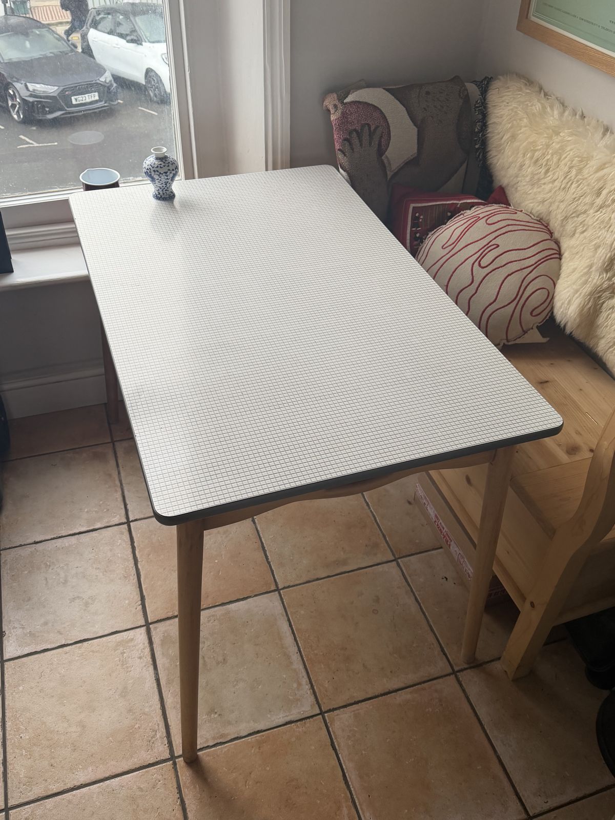 Vintage Danish Kitchen Table photo furniture