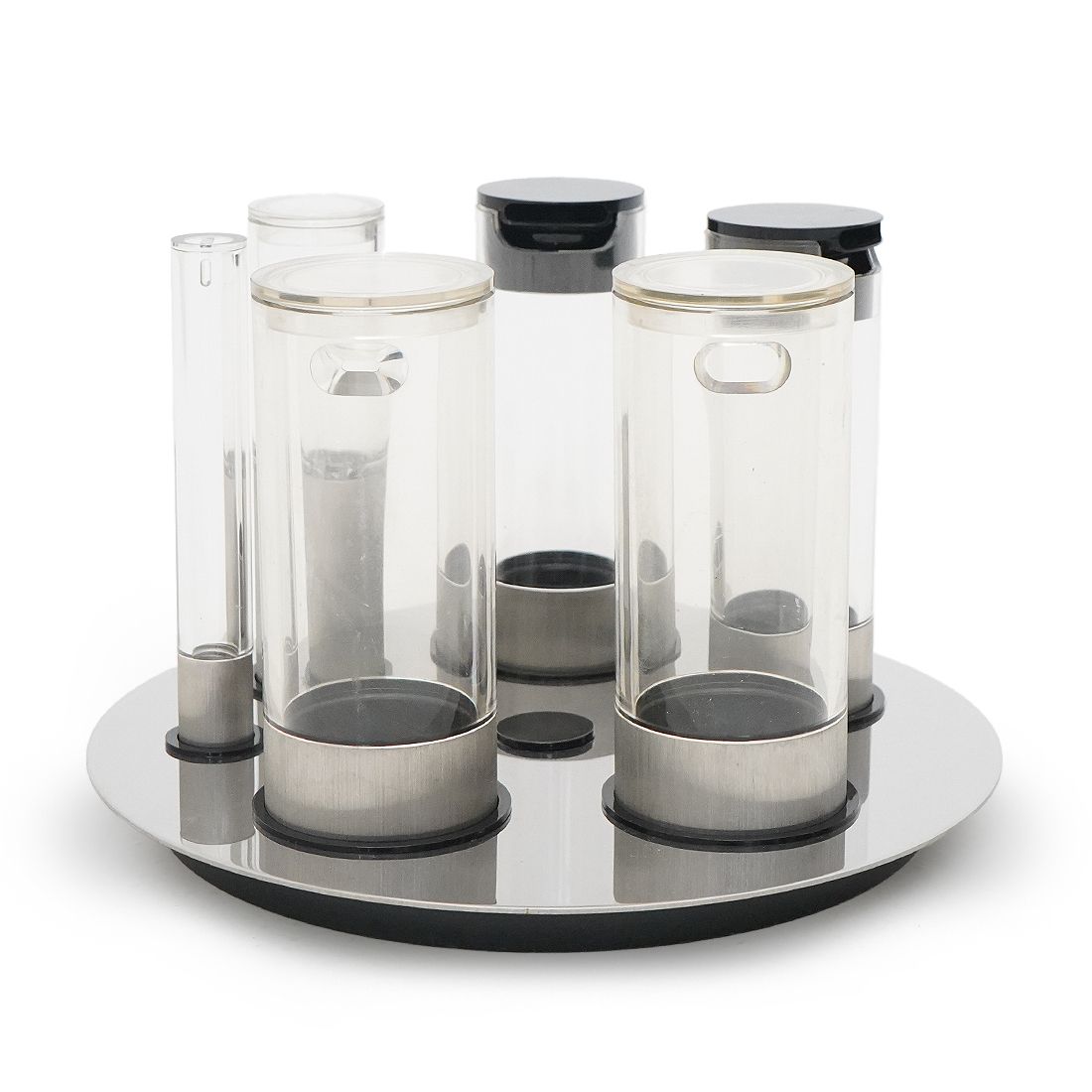 Salt, Pepper, Oil, Vinegar, Cheese, And Sugar Set By Studio Opi For Cini And Nils, 1970s photo for sale