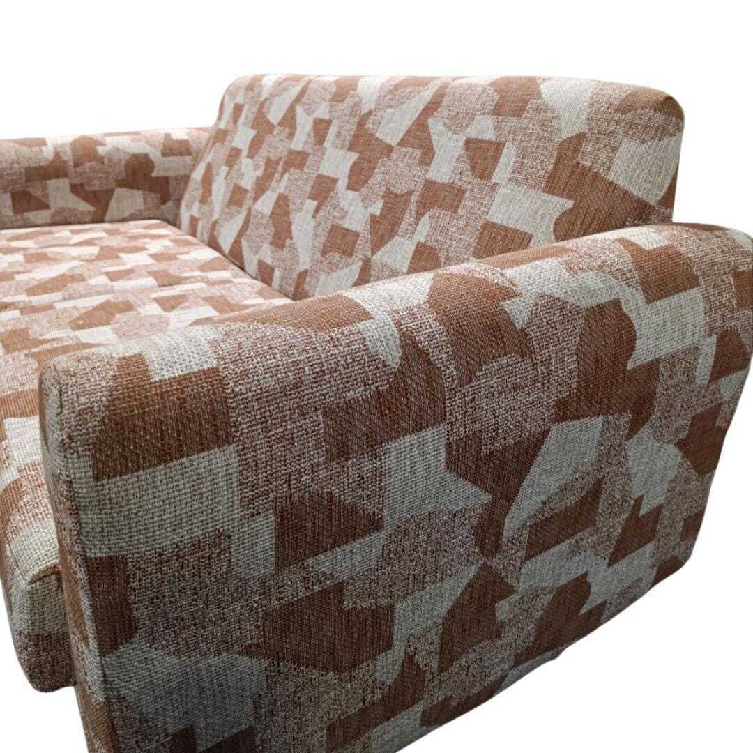 Exceptional One Off British Made Mid Century Sofa — Upholstered In Nobilis “Kiruna” Fabric photo 2450.0