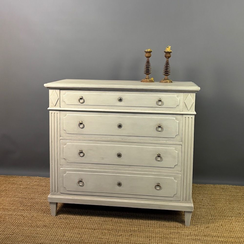 Scandinavian Painted Chest Of Drawers
