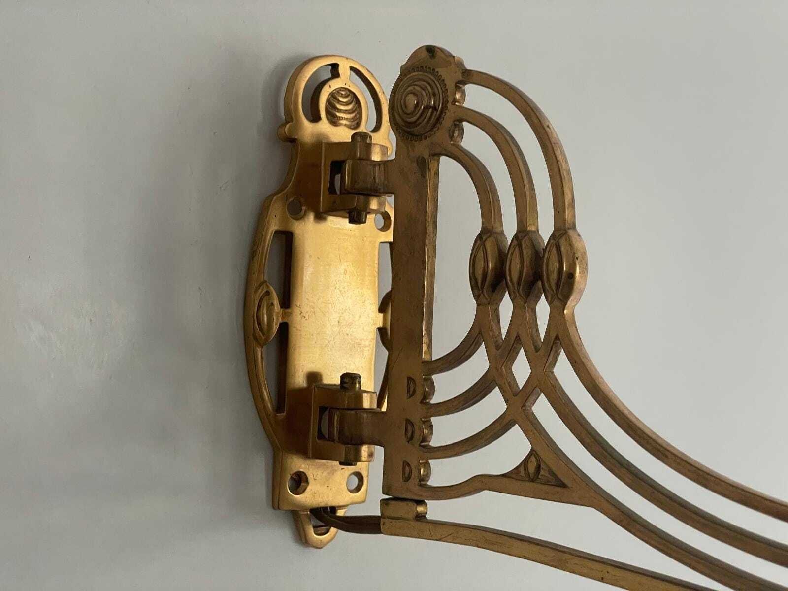 photo buy Exclusive Brass Art Nouveau Pair Of Wall Lights, 1920s, Germany