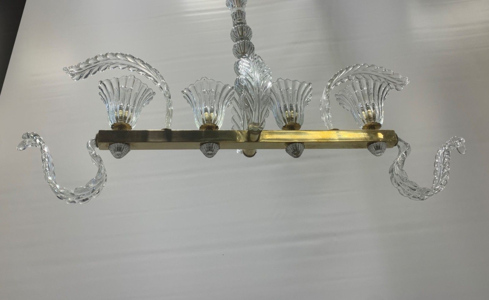Pendant Chandelier ++Rare ++Seguso V.A.  Restored Made In Italy photo 1838.0