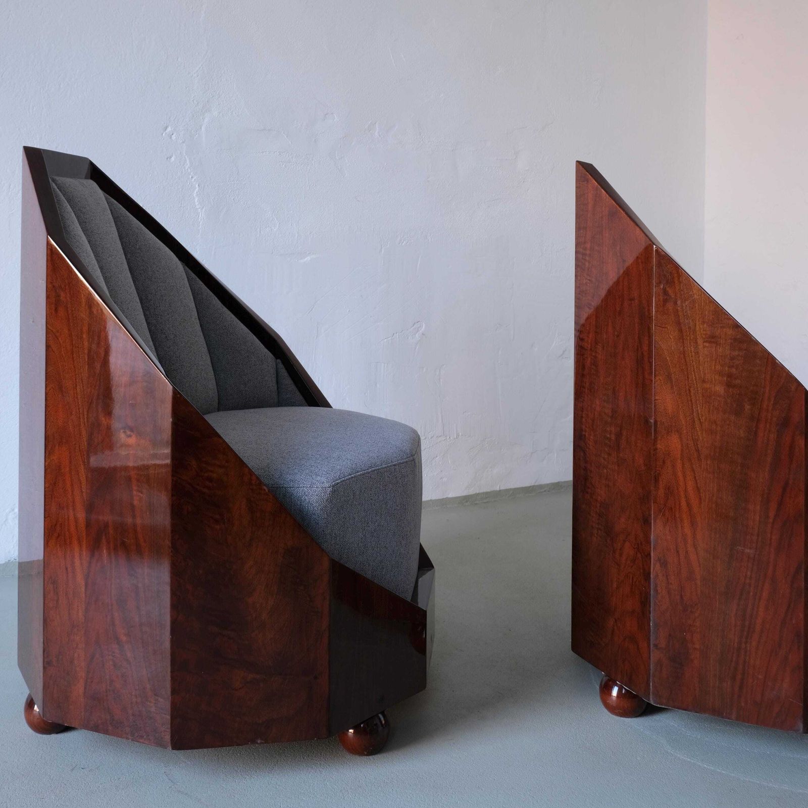 Leon Emile Bouchet Art Deco Lounge Set | 1930s photo vinterior