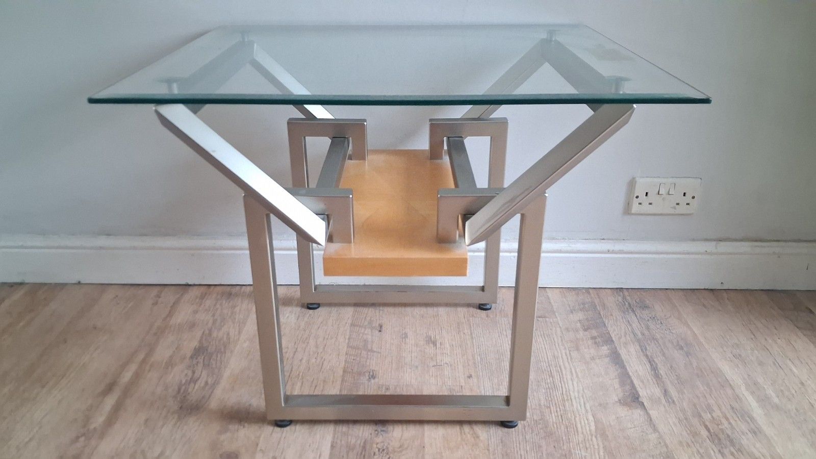 1980's Contemporary Industrial  Mid Century Designer Drinks /Coffee Table photo Furniture