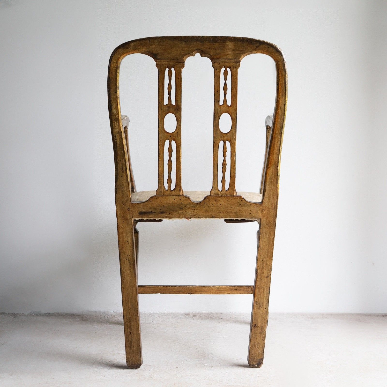 photo vinterior Antique Gilt Venetian Side Chair, Late 18th/Early 19th Century