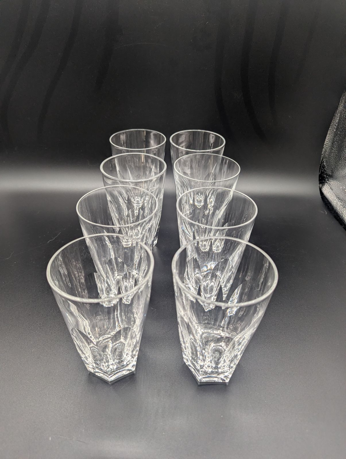 Waterford ‘Sheila’ Crystal Glass 12oz Tumblers Or Water Glasses (Set Of Six) photo vinterior