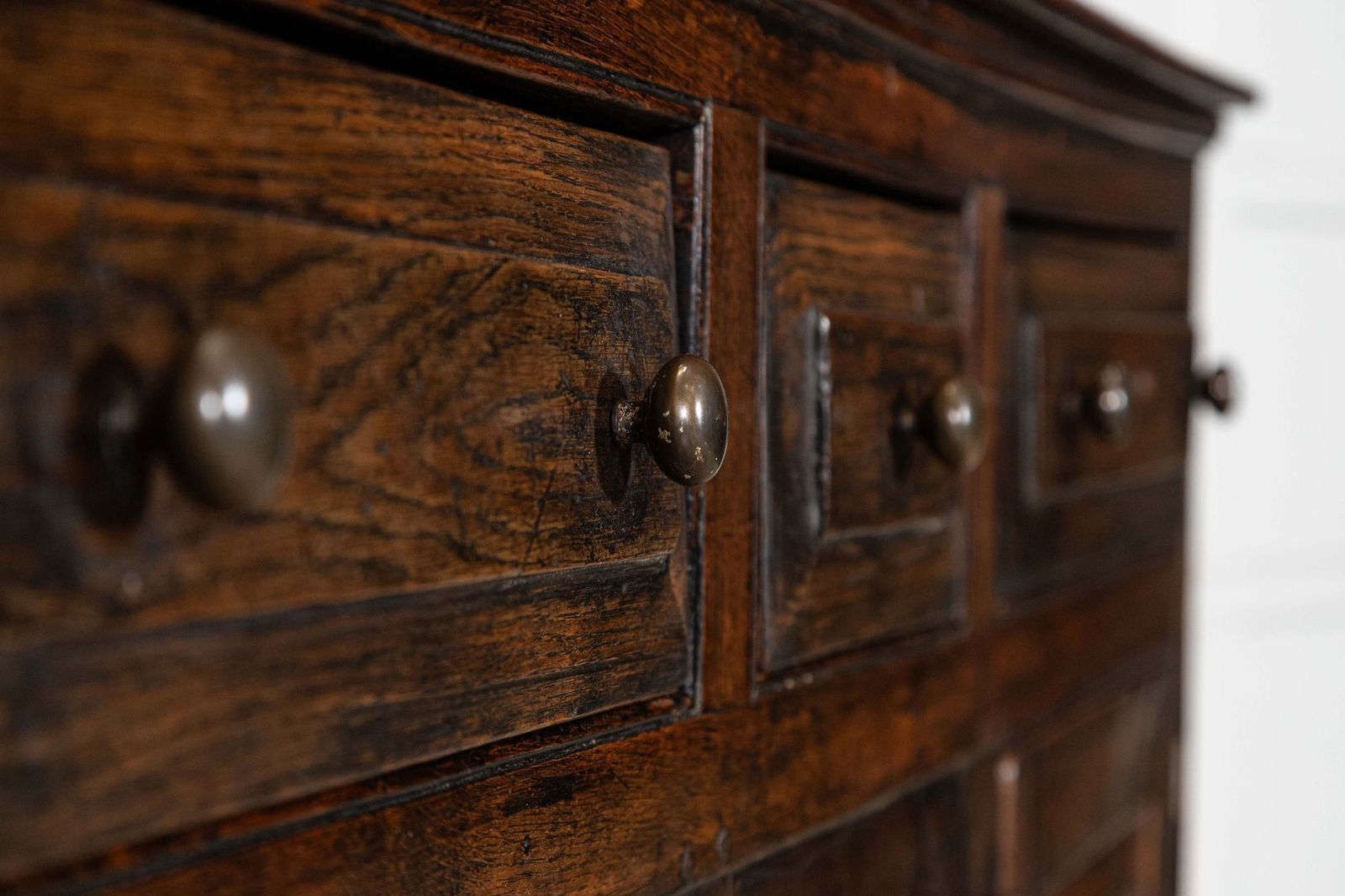 Furniture Vernacular Oak Dresser Base, 18th Century And Earlier photo