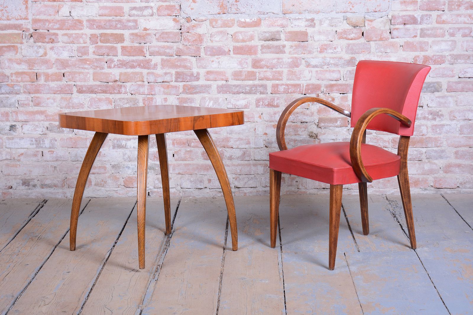 Restored Art Deco Armchair, By Jules Leleu, Beech, Revived Polish, France, 1930s photo furniture