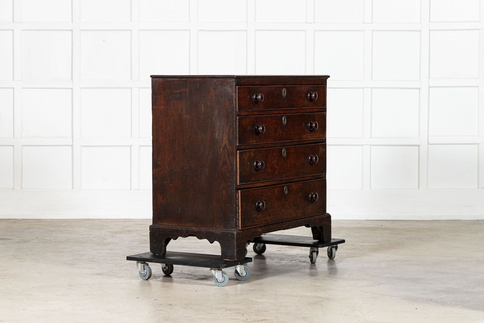English 18thc Oak Chest Drawers photo furniture